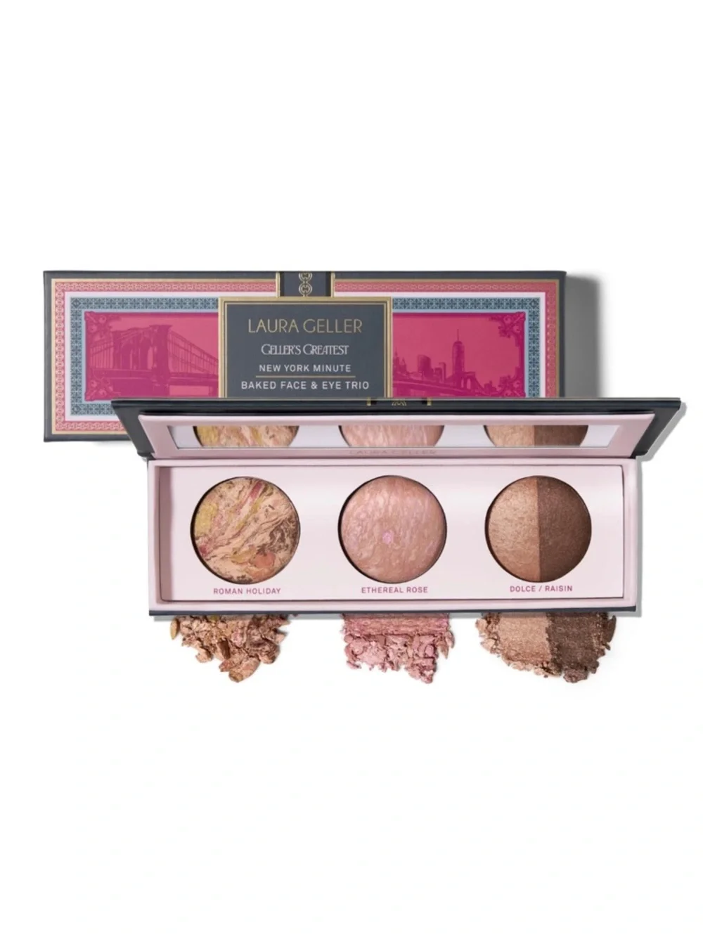 Laura Geller Geller's Greatest New York Minute Baked Face & Eye Palette NIB